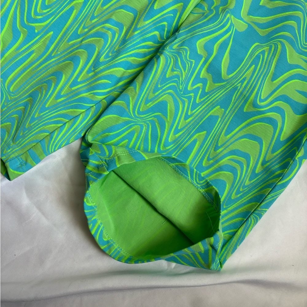 Nordstrom green and blue running/biking shorts - Picture 5 of 5